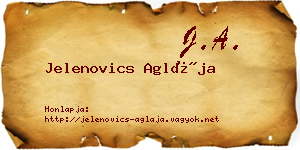 Jelenovics Aglája névjegykártya